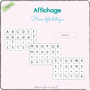 Frise alphabétique