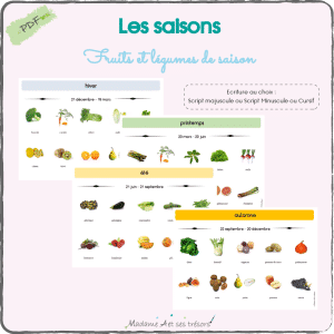Fruits et légumes de saisons
