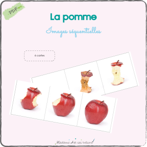 La pomme - Images séquentielles