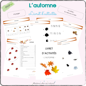 L'automne - Livret d'activités