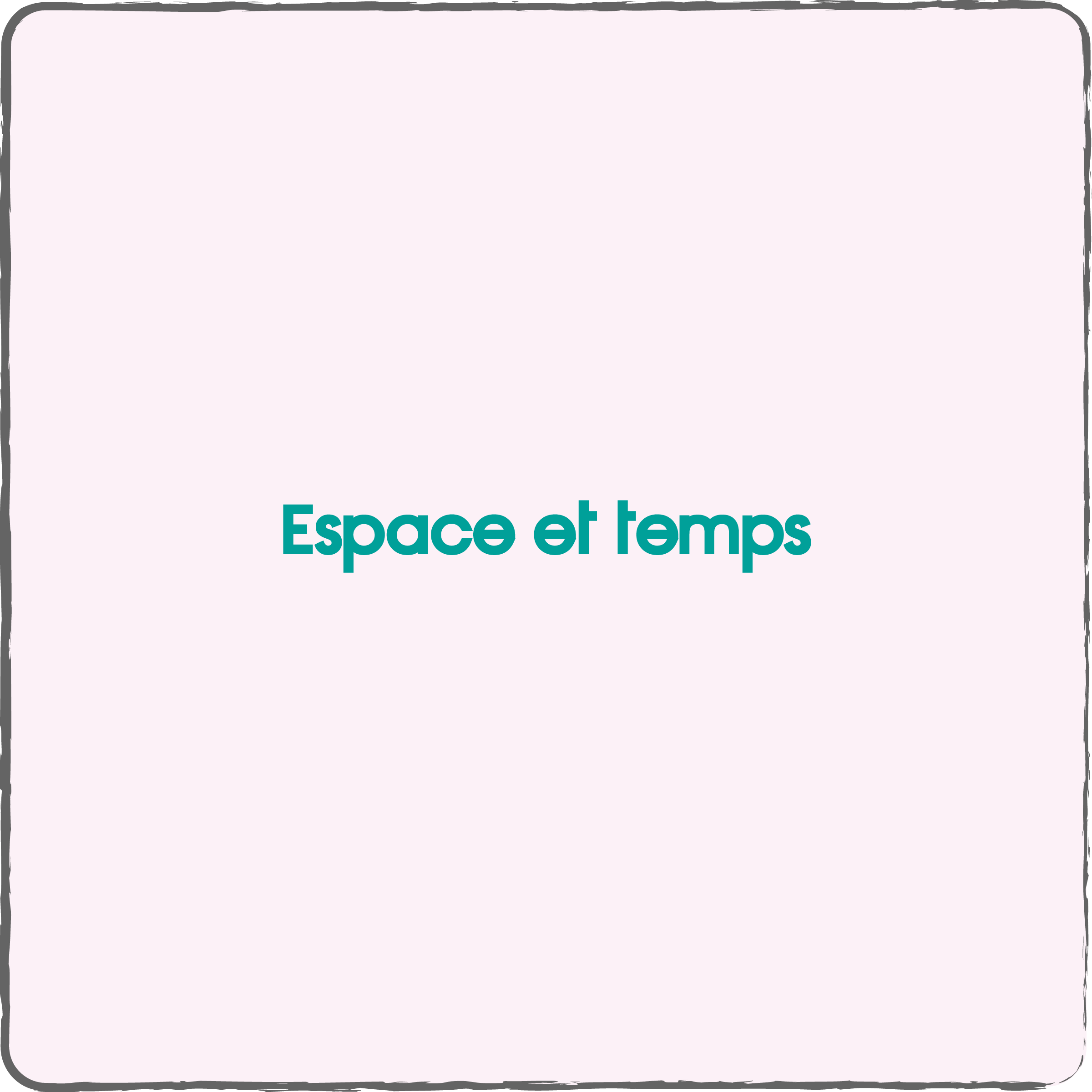 Espace et temps